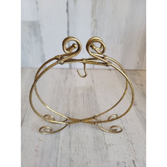 Metal gold hanging ornament center‎ piece unique xmas decor - Picture 4 of 6